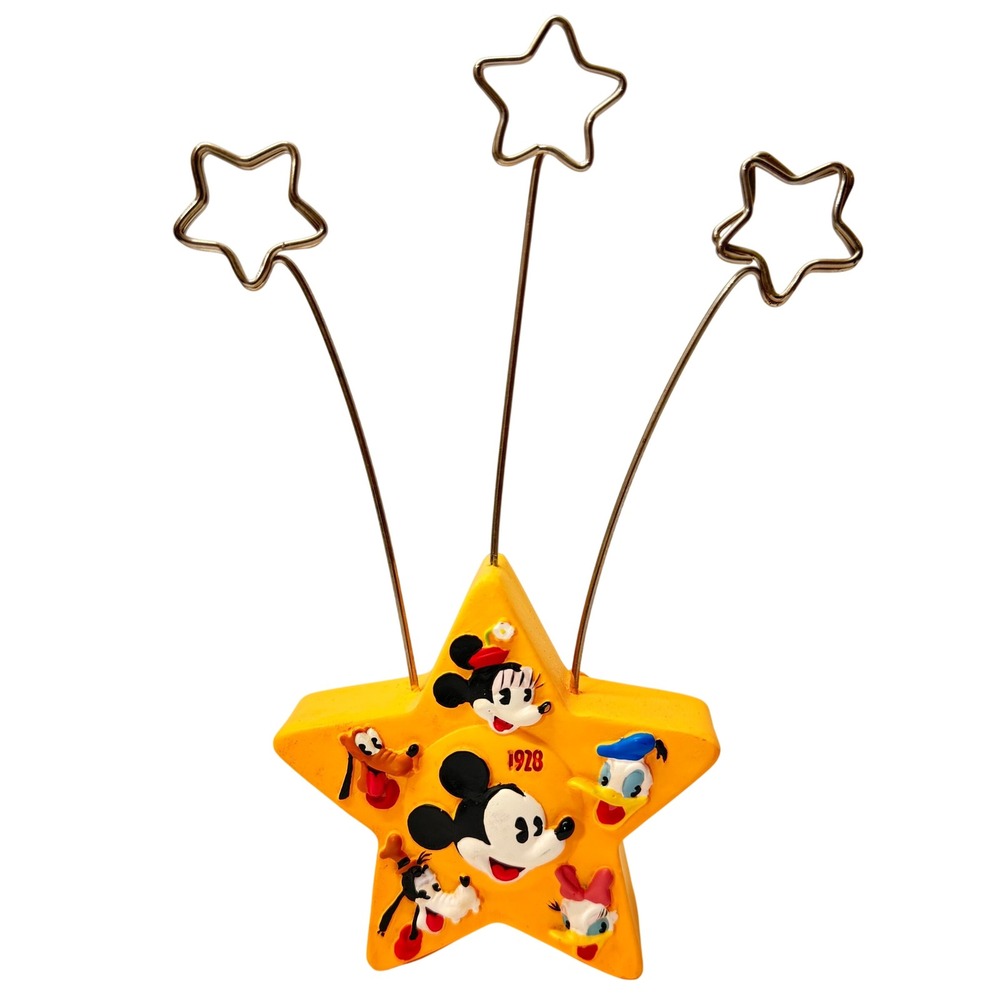 Disney Hallmark‎ Walt's 100th Anniversary Star Photo Holder Mickey Friends 2001